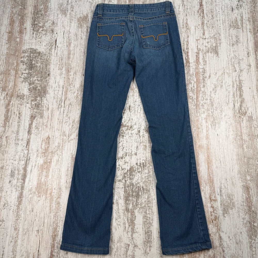 Kimes Ranch Betty Seventeen Jeans Womens 2/32 Dark Wash Straight Leg Western USA - Picture 2 of 7